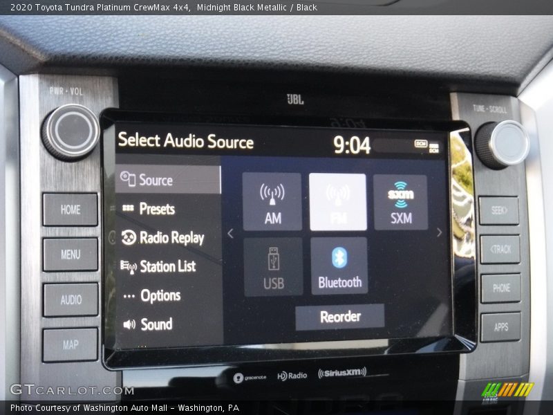 Midnight Black Metallic / Black 2020 Toyota Tundra Platinum CrewMax 4x4