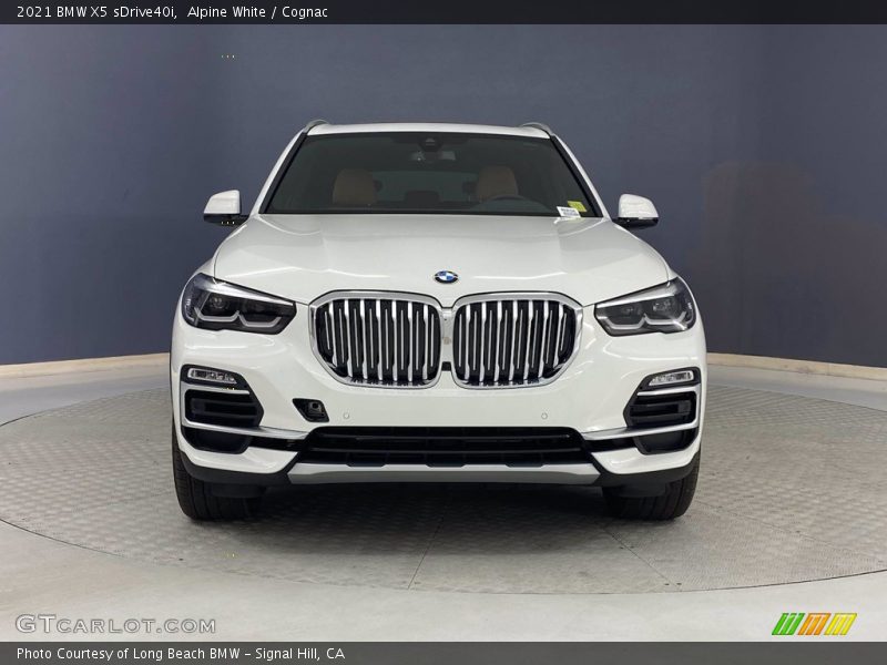 Alpine White / Cognac 2021 BMW X5 sDrive40i