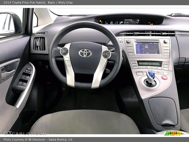 Black / Misty Gray 2014 Toyota Prius Five Hybrid