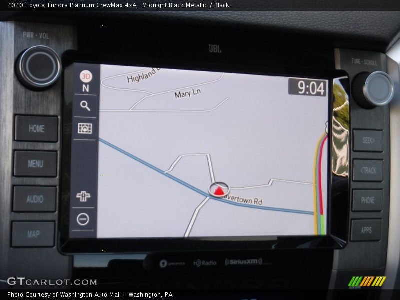 Midnight Black Metallic / Black 2020 Toyota Tundra Platinum CrewMax 4x4