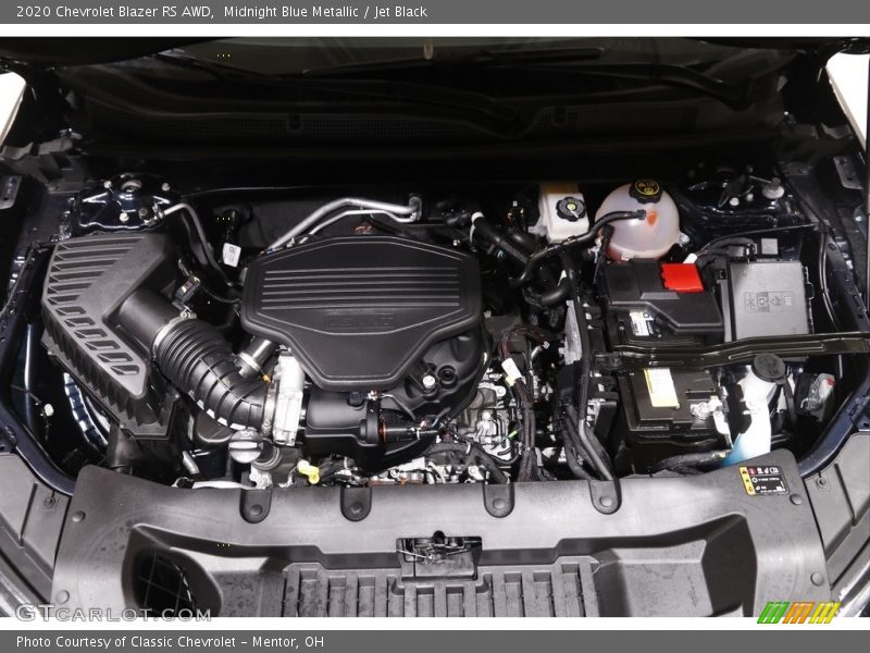 Midnight Blue Metallic / Jet Black 2020 Chevrolet Blazer RS AWD