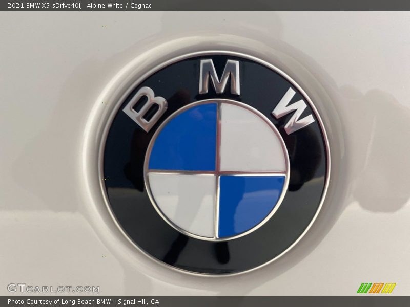 Alpine White / Cognac 2021 BMW X5 sDrive40i
