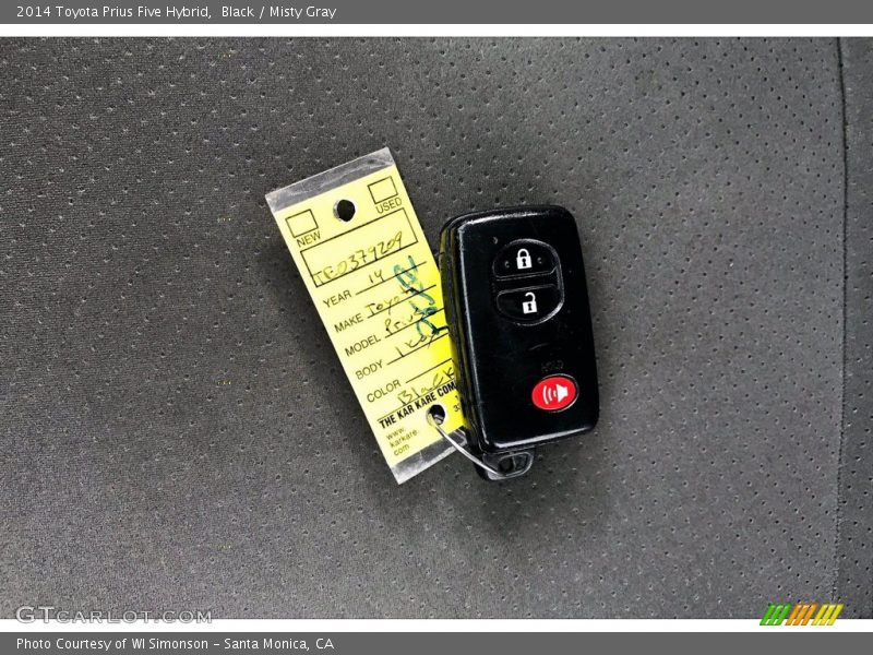 Black / Misty Gray 2014 Toyota Prius Five Hybrid