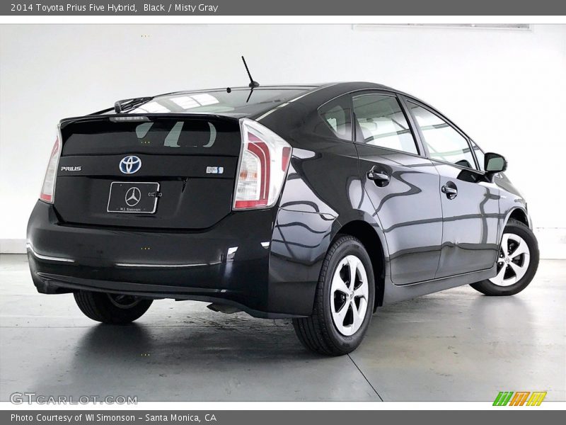 Black / Misty Gray 2014 Toyota Prius Five Hybrid