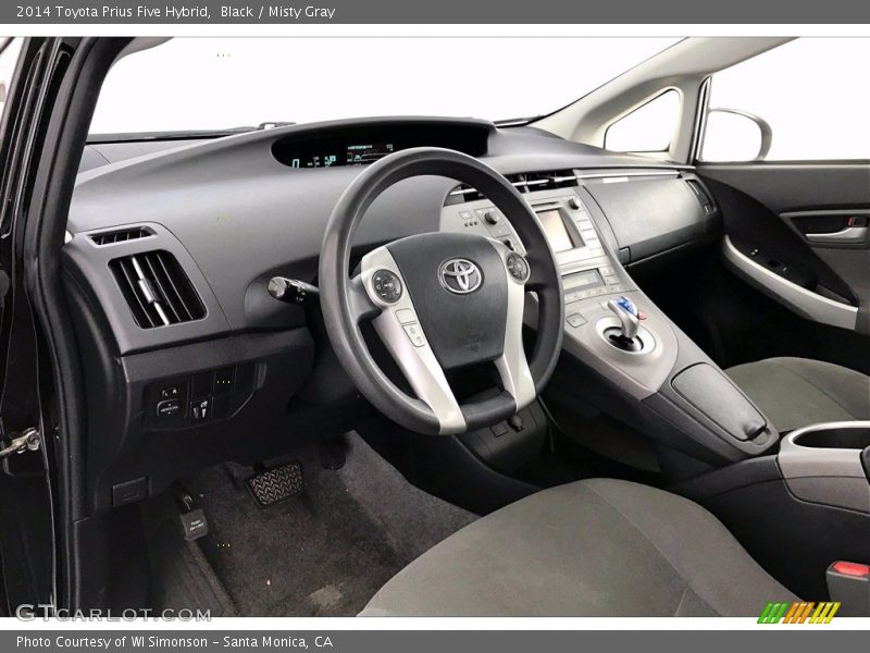 Black / Misty Gray 2014 Toyota Prius Five Hybrid