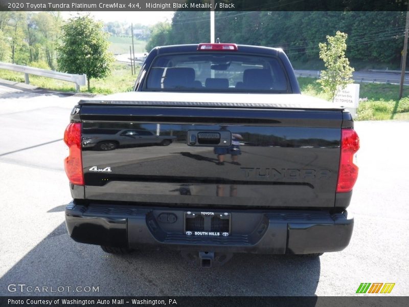 Midnight Black Metallic / Black 2020 Toyota Tundra Platinum CrewMax 4x4