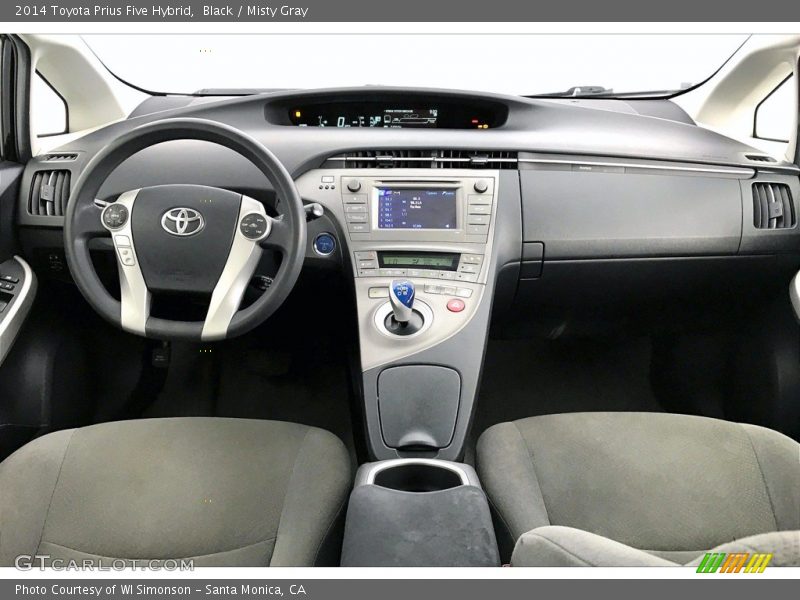 Black / Misty Gray 2014 Toyota Prius Five Hybrid