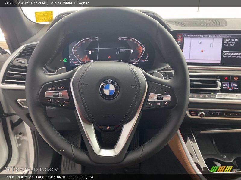 Alpine White / Cognac 2021 BMW X5 sDrive40i