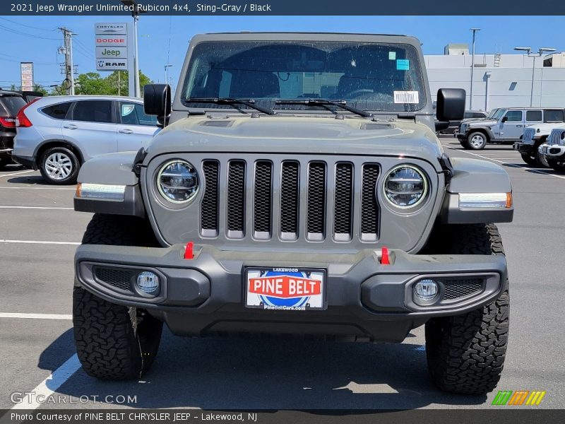 Sting-Gray / Black 2021 Jeep Wrangler Unlimited Rubicon 4x4