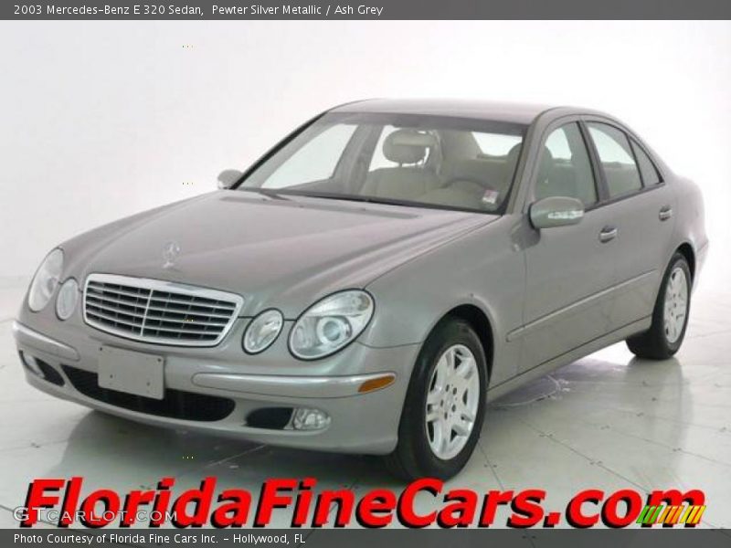 Pewter Silver Metallic / Ash Grey 2003 Mercedes-Benz E 320 Sedan
