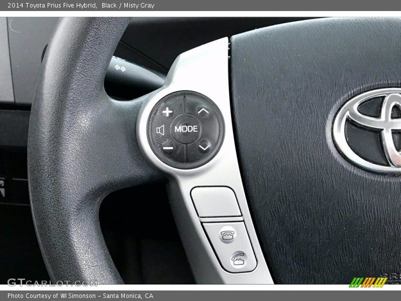 Black / Misty Gray 2014 Toyota Prius Five Hybrid