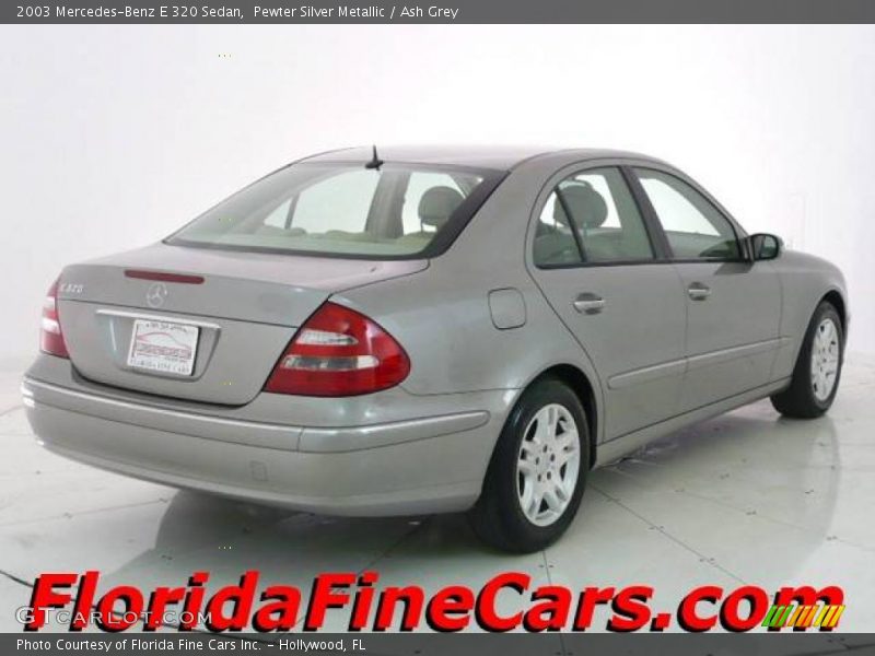 Pewter Silver Metallic / Ash Grey 2003 Mercedes-Benz E 320 Sedan