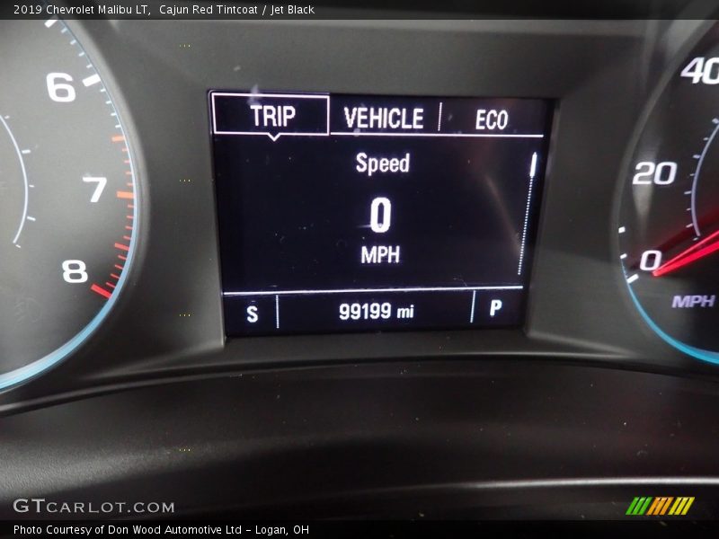 Cajun Red Tintcoat / Jet Black 2019 Chevrolet Malibu LT