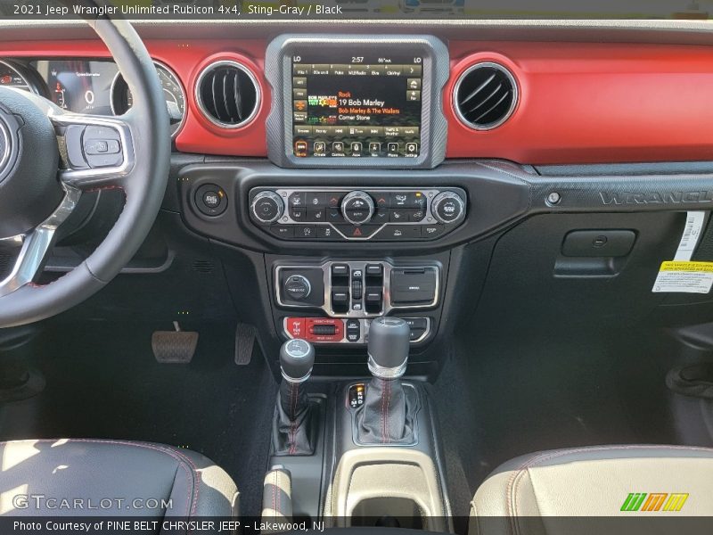 Dashboard of 2021 Wrangler Unlimited Rubicon 4x4