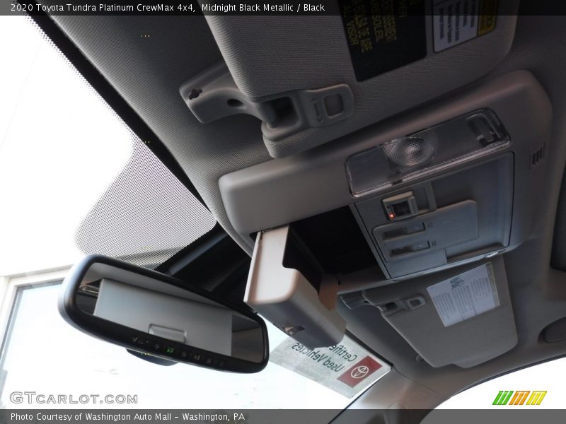 Midnight Black Metallic / Black 2020 Toyota Tundra Platinum CrewMax 4x4