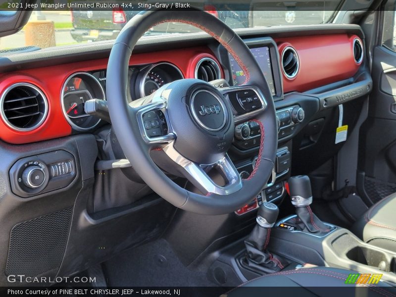 Sting-Gray / Black 2021 Jeep Wrangler Unlimited Rubicon 4x4