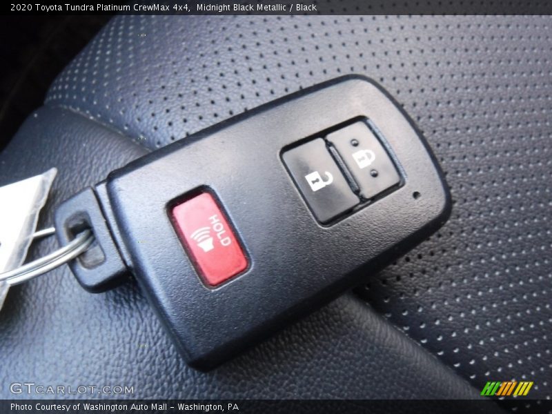 Midnight Black Metallic / Black 2020 Toyota Tundra Platinum CrewMax 4x4