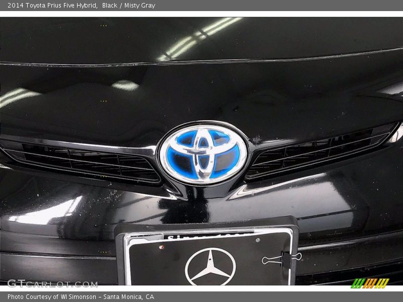 Black / Misty Gray 2014 Toyota Prius Five Hybrid