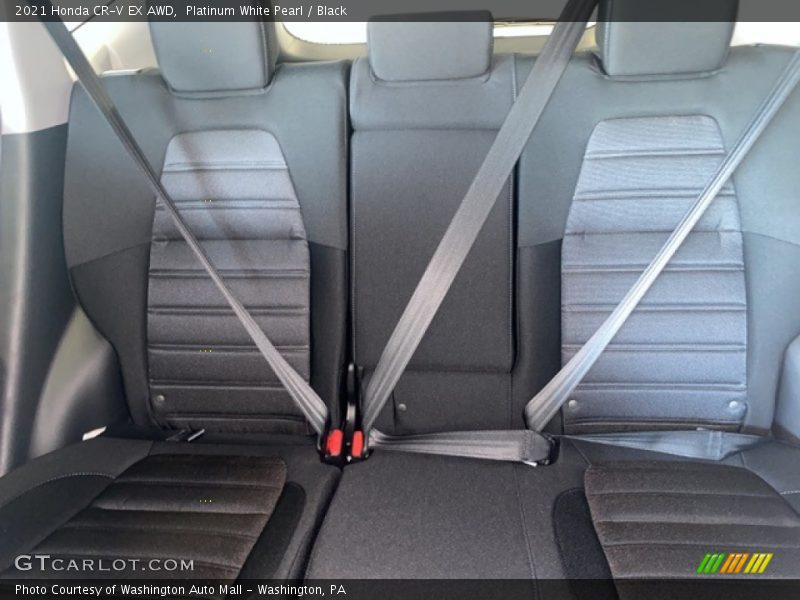 Platinum White Pearl / Black 2021 Honda CR-V EX AWD
