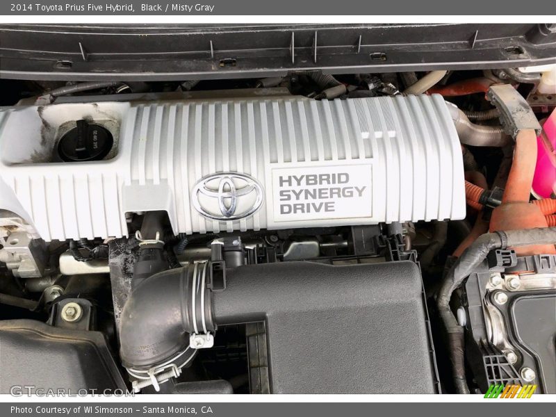 Black / Misty Gray 2014 Toyota Prius Five Hybrid