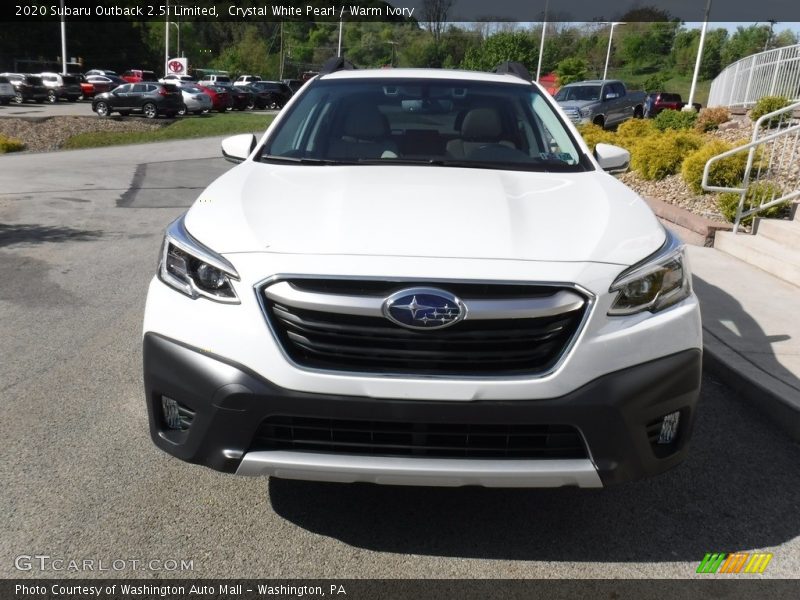 Crystal White Pearl / Warm Ivory 2020 Subaru Outback 2.5i Limited