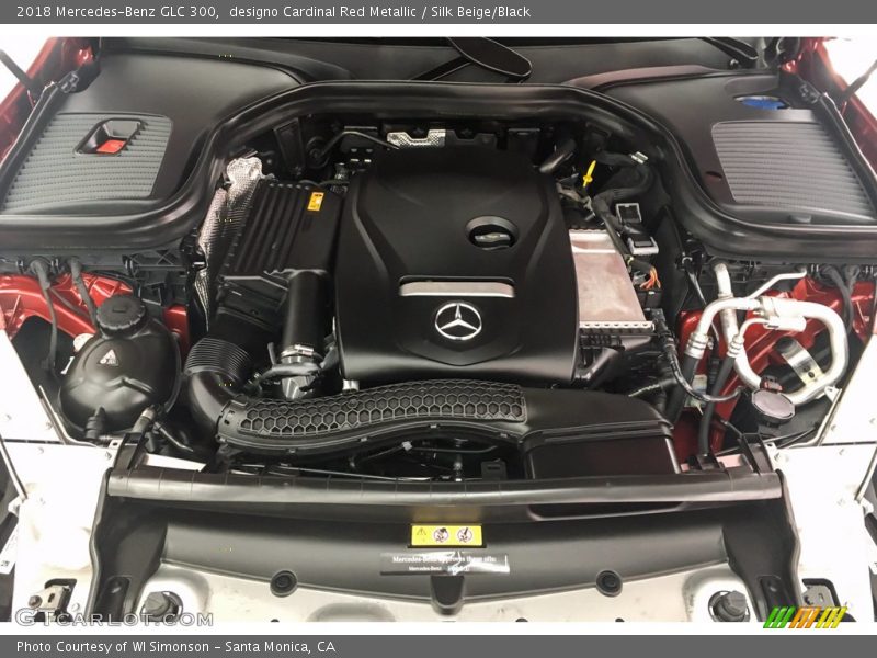 designo Cardinal Red Metallic / Silk Beige/Black 2018 Mercedes-Benz GLC 300