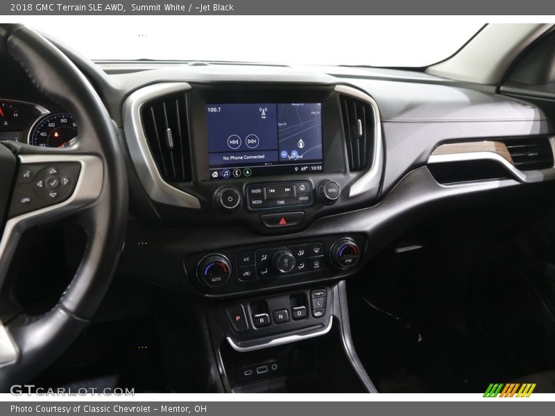 Summit White / ­Jet Black 2018 GMC Terrain SLE AWD