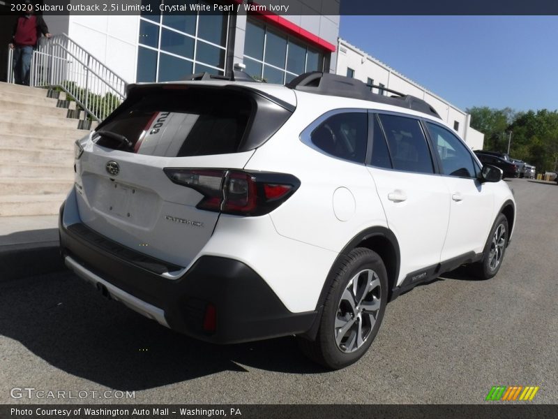 Crystal White Pearl / Warm Ivory 2020 Subaru Outback 2.5i Limited