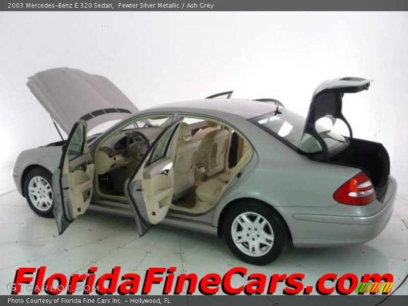 Pewter Silver Metallic / Ash Grey 2003 Mercedes-Benz E 320 Sedan