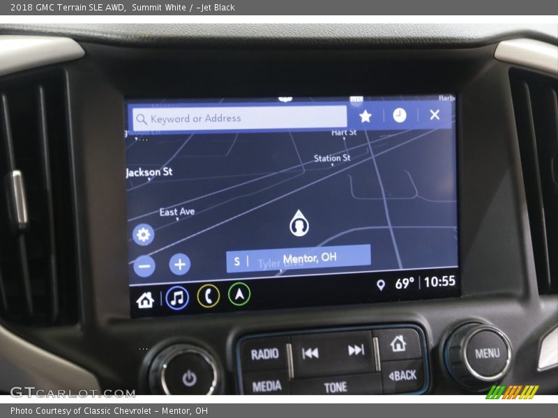 Summit White / ­Jet Black 2018 GMC Terrain SLE AWD
