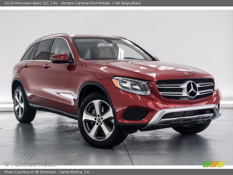 designo Cardinal Red Metallic / Silk Beige/Black 2018 Mercedes-Benz GLC 300