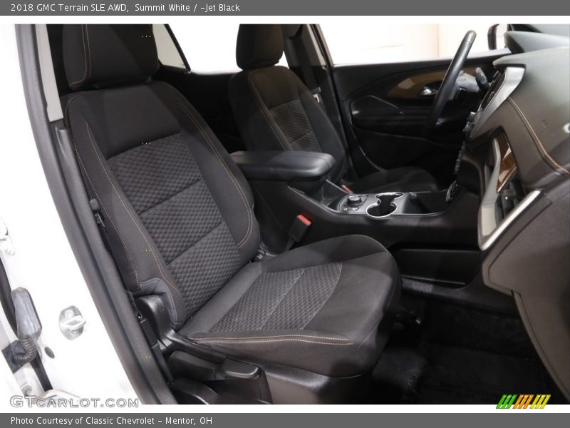 Summit White / ­Jet Black 2018 GMC Terrain SLE AWD