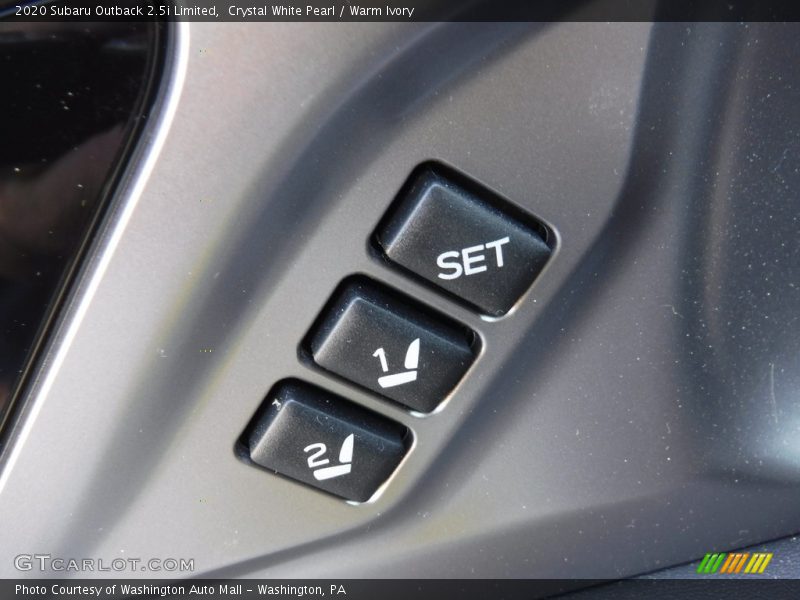 Crystal White Pearl / Warm Ivory 2020 Subaru Outback 2.5i Limited