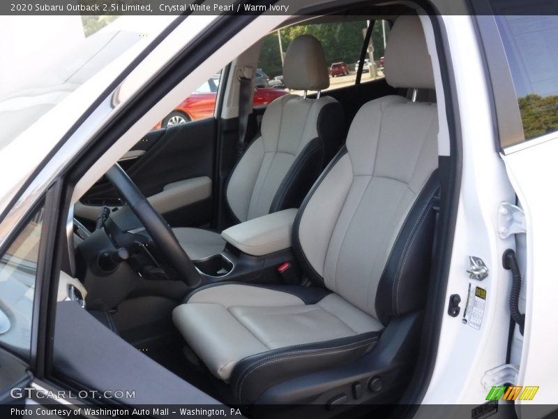 Crystal White Pearl / Warm Ivory 2020 Subaru Outback 2.5i Limited