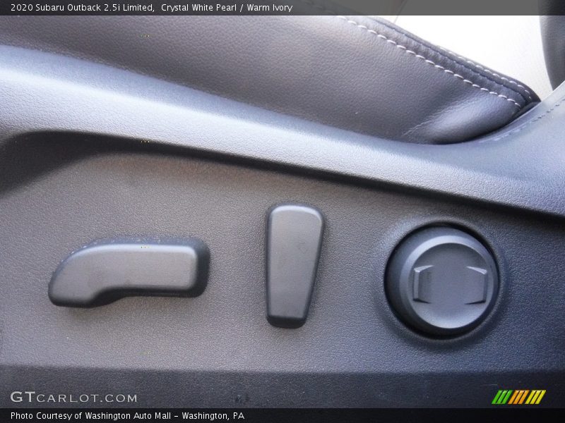 Crystal White Pearl / Warm Ivory 2020 Subaru Outback 2.5i Limited