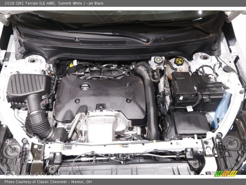 Summit White / ­Jet Black 2018 GMC Terrain SLE AWD