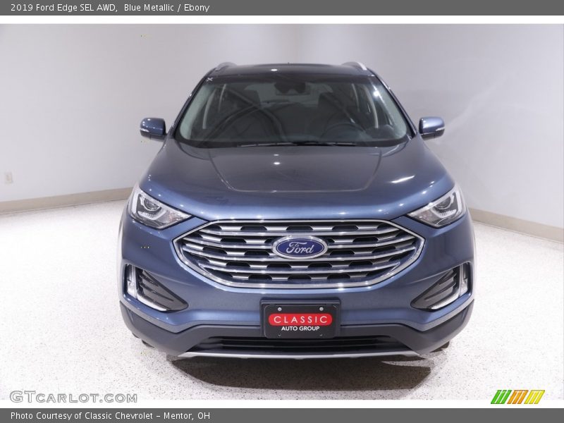 Blue Metallic / Ebony 2019 Ford Edge SEL AWD