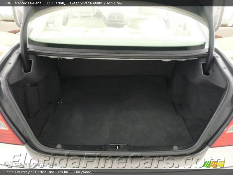 Pewter Silver Metallic / Ash Grey 2003 Mercedes-Benz E 320 Sedan
