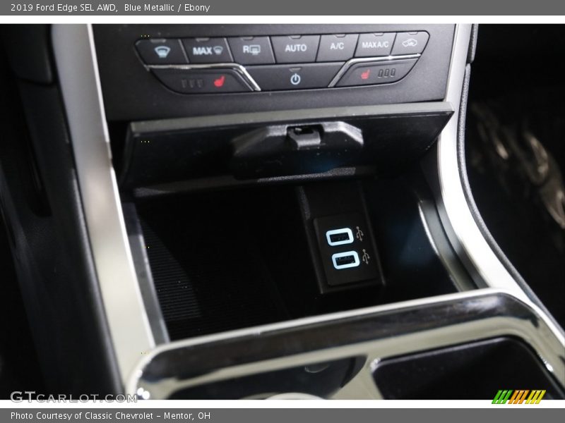 Blue Metallic / Ebony 2019 Ford Edge SEL AWD