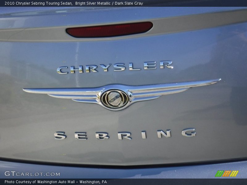 Bright Silver Metallic / Dark Slate Gray 2010 Chrysler Sebring Touring Sedan