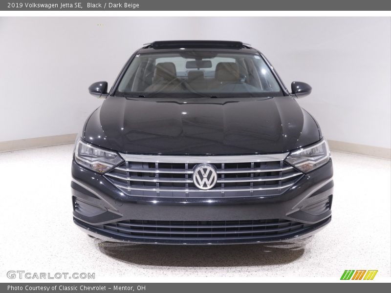 Black / Dark Beige 2019 Volkswagen Jetta SE