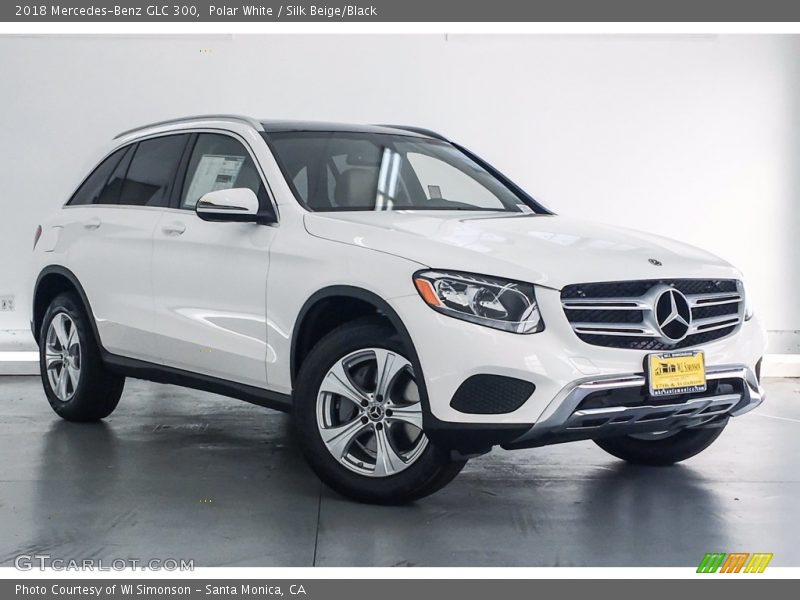 Polar White / Silk Beige/Black 2018 Mercedes-Benz GLC 300