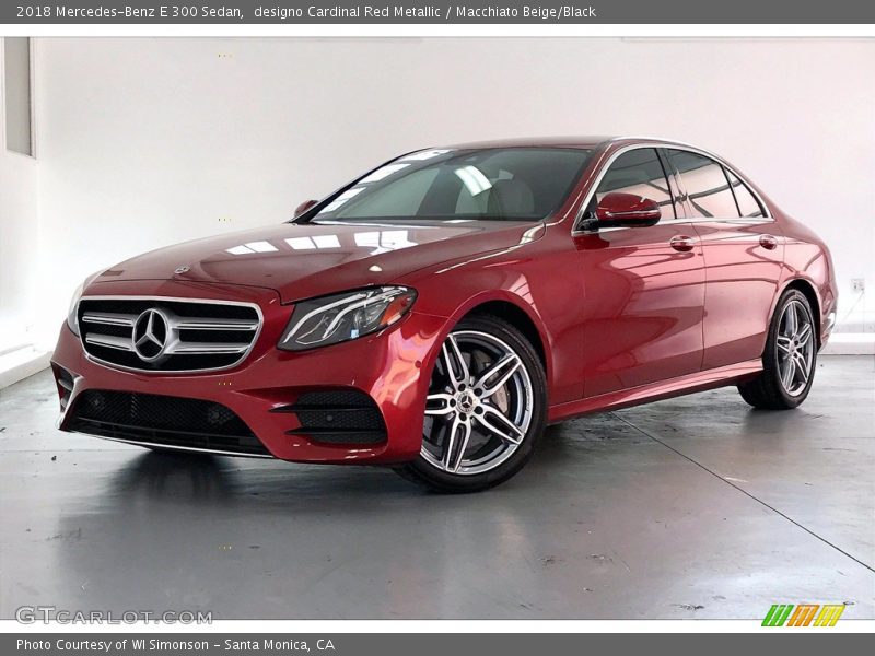 Front 3/4 View of 2018 E 300 Sedan