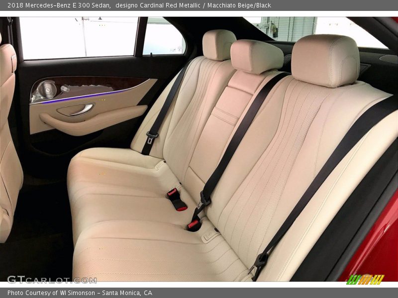 Rear Seat of 2018 E 300 Sedan