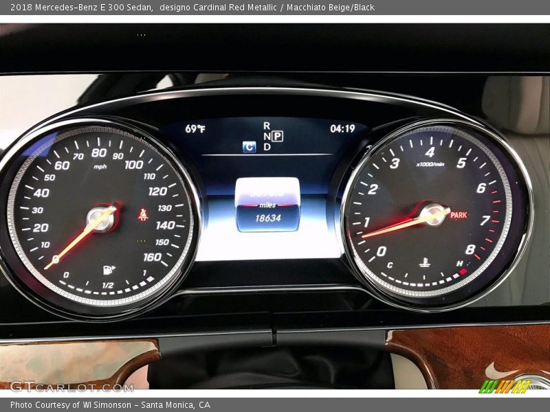  2018 E 300 Sedan 300 Sedan Gauges