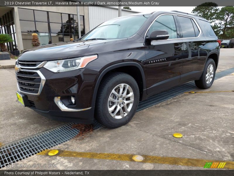 Havana Brown Metallic / Dark Atmosphere/Medium Ash Gray 2019 Chevrolet Traverse LT