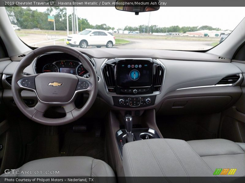 Havana Brown Metallic / Dark Atmosphere/Medium Ash Gray 2019 Chevrolet Traverse LT