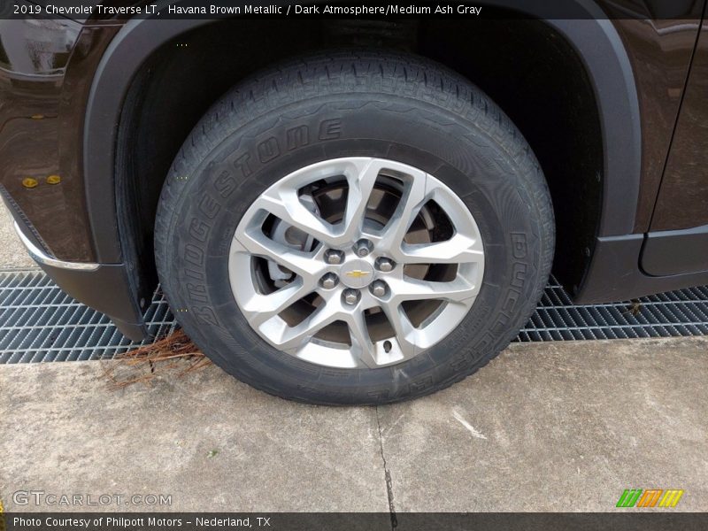 Havana Brown Metallic / Dark Atmosphere/Medium Ash Gray 2019 Chevrolet Traverse LT