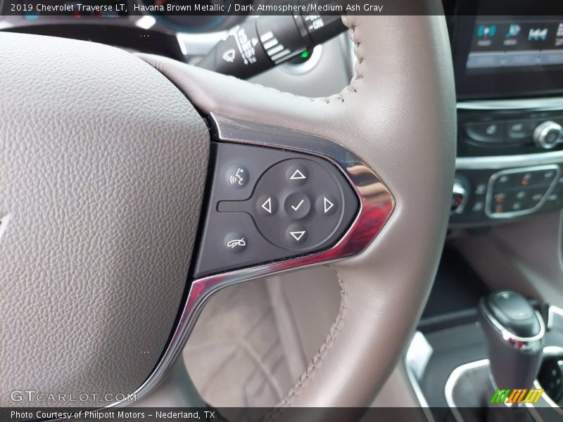 Havana Brown Metallic / Dark Atmosphere/Medium Ash Gray 2019 Chevrolet Traverse LT