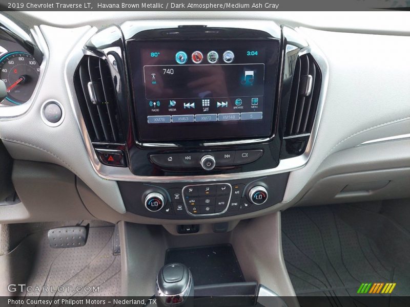 Havana Brown Metallic / Dark Atmosphere/Medium Ash Gray 2019 Chevrolet Traverse LT